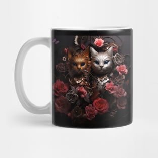 digital cat Mug